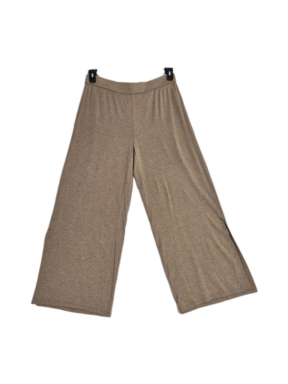 Eileen Fisher Women's Pants Size L Tencel  Wide Leg Brown Knitted NWOT  58